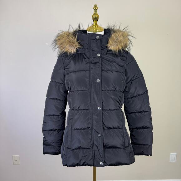 Tommy Hilfiger Full Zip Puffer Jacket Coat US Women's M New - Picture 1 of 7
